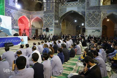 محفل انس با قرآن در مسجد تاریخی کبود تبریز