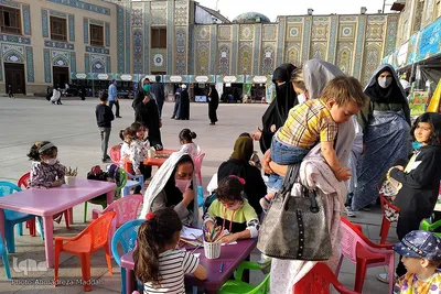فعالیت فرهنگی برای کودکان در نمایشگاه قرآنی فارس‎‎