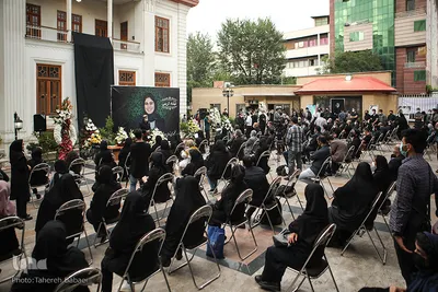 مراسم یادبود مهشاد کریمی خبرنگار فقید ایسنا