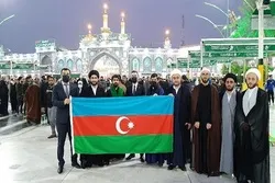 Kərbəlada Qarabağda dağıdılan məscidlərin görüntüləri sərgilənib - Foto