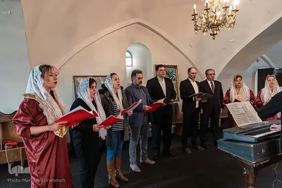 مراسم غسل تعمید و جشن سال نو مسیحی ارامنه در کلیسای مریم مقدس تبریز