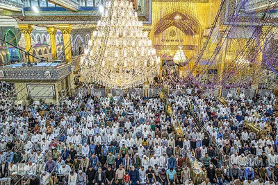 نماز عید سعید قربان در حرم اباالفضل العباس (ع)