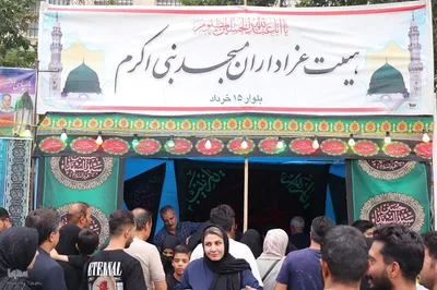 مراسم پیاده‌روی جاماندگان اربعین حسینی در ملایر ‎