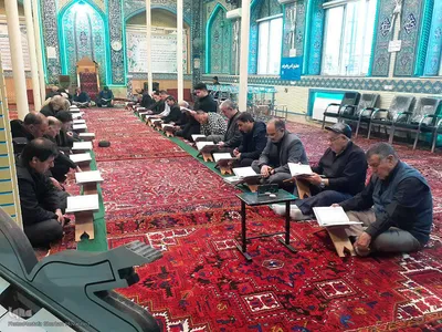 محفل جزء خوانی قرآن کریم در اهر
