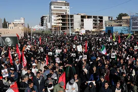 تشییع پیکر مطهر شهید سپهبد سلیمانی در کرمان