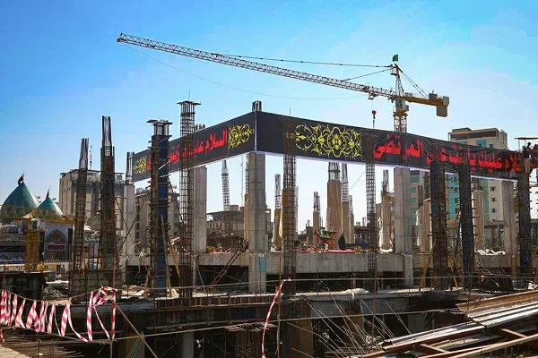 افتتاح بخشی از صحن حضرت زینب(س) برای استقبال از زائران اربعین در کربلا + عکس