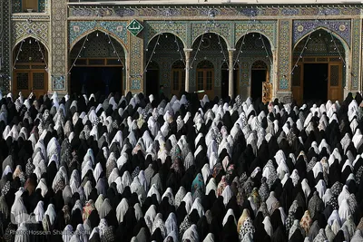 نماز عید سعید فطر در حرم حضرت معصومه(س)