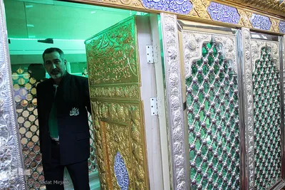 رونمایی از ضریح امامزاده سید احمد و سید محمود (امامزاده سید الصحرا) یزد‎