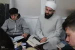 کرسی تلاوت قرآن به مناسبت دهه فجر در شهر سامن