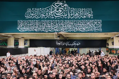 عزاداری شام شهادت حضرت فاطمه زهرا (س) در حسینیه امام خمینی(ره)
