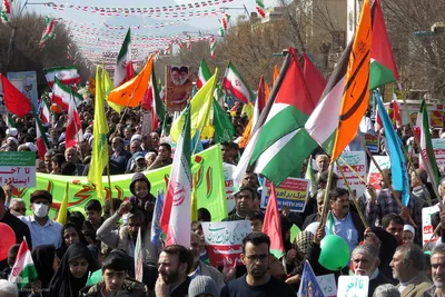 راهپیمایی 22 بهمن در یزد‎