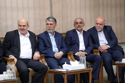 دیدار رئیس‌جمهور و اعضای هیئت دولت با رهبر معظم انقلاب