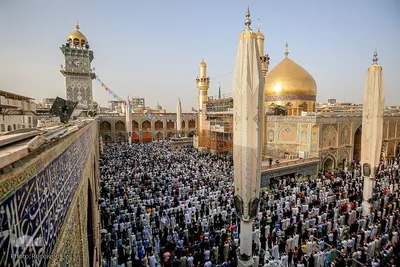 مراسم نماز عید سعید فطر در حرم امیرالمومنین (علیه السلام)