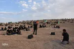 عزاداری عصر عاشورا در صحرا - سمنان