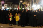 تجمع مردم درچه در سوگ شهادت رهبر انقلاب