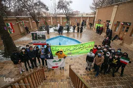 گلباران بیت قدیمی امام خمینی(ره) در خمین