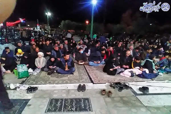 آیین لیالی شب قدر در آستان مقدس امام زاده ابراهیم بابلسر