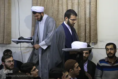 مراسم عمامه گذاری طلاب حوزه علمیه عبدالعظیم حسنی (ع) 