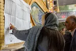 حضور مردم کرج در محل اخذ رای‎