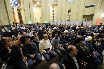 مراسم ختم همسر آیت الله سیستانی در تهران