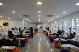 حضور گروه همخوانی محمد رسول الله(ص) در سازمان انتقال خون