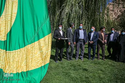اهتزاز پرچم محمد(ص)، پیامبر رحمت در شیراز