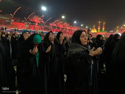 حال و هوای بین الحرمین در شام شهادت حضرت زینب(س)