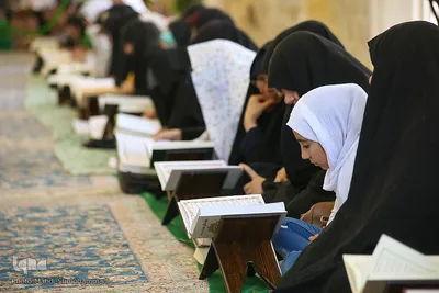 آیین جزء خواني قرآن‌کریم در آستان امامزاده عبدالله(ع)شهرری