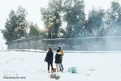برف بازی به وقت اصفهان