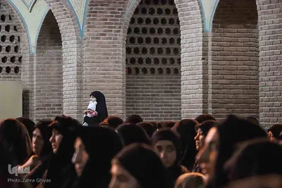 روضه‌خوانی در مسجد کبود تبریز