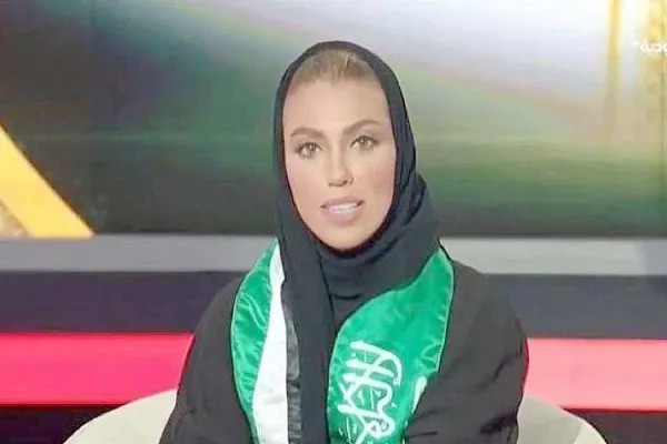 حضور نخستین مجری زن در تلویزیون دولتی عربستان