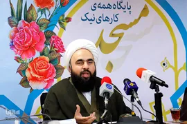 حجت الاسلام صداقت معاون فرهنگی مرکز رسیدگی به امور مساجد
