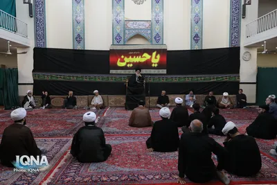 عزاداری روز شهادت امام رضا در دفتر مراجع