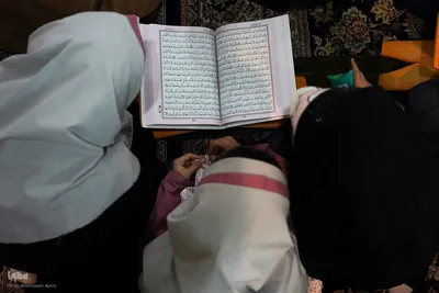 محفل انس با قرآن کریم «بشری» در حرم حضرت سید محمد بن موسی الکاظم(ع)