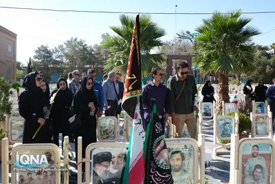 تجدید میثاق جهادگران دانشگاهی اصفهان با شهدا