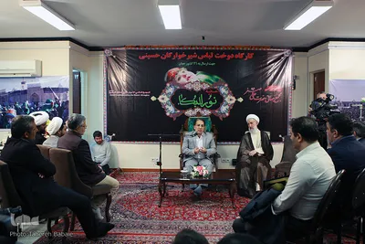مراسم افتتاحیه کارگاه های دوخت لباس شیرخوارگان حسینی
