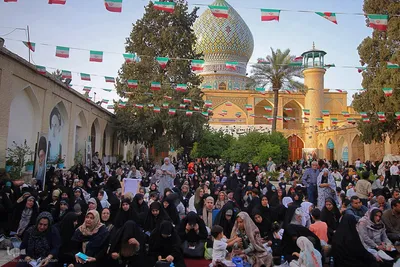 نوای دعای عرفه در آستان مقدس خضرت علی ابن حمزه(ع)