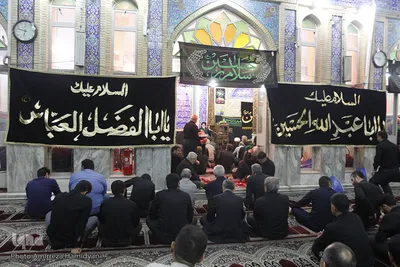 مراسم عزاداری حسینی در مسجد آیت‌الله شفیعی