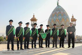 آیین تعویض پرچم آستان مقدس حضرت سیدعلاءالدین حسین(ع)‎‎
