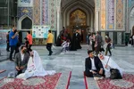 مراسم بیست و چهارمین دوره ازدواج دانشجویی در حرم رضوی
