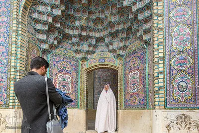 مسجد نصیر الملک در ایام نوروز‎‎