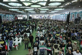 مراسم باشکوه اربعین شهدای اقتدار جنگ تحمیلی ۱۲ روزه