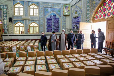 آماده سازی و توزیع 1400 بسته معیشتی در شیراز