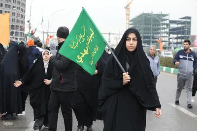 مسیر پیاده روی منتهی به مسجد جمکران