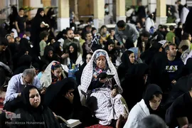 مراسم احیای شب بیست و یکم ماه مبارک رمضان  در حرم علی بن مهزیار اهواز