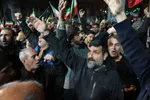 تشییع پیکر شهیدان «احمد میرزاوند» و «مرتضی بهاروند» و بیعت جامعه قرآنی لرستان با سومین رهبر انقلاب