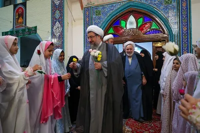 حضور امام جمعه تبریز در جمع معتکفین مسجد امام حسین(ع)
