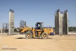 روند ساخت باغ موزه دفاع مقدس خوزستان در اهواز