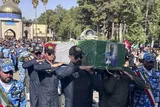 استقبال از پیکر خلبان شهید «مجید کاظمی» در پایگاه هوایی شهید دوران شیراز