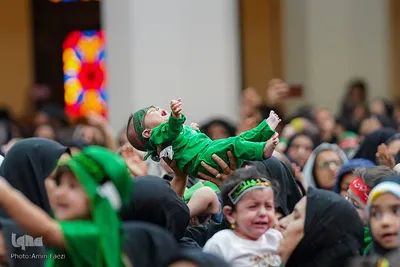 مراسم شیرخوارگان در حرم مطهر شاهچراغ(ع)